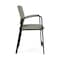 Lesro Newport Wide Hip Chair Metal Frame, Black, OH Eucalyptus Upholstery NP1261 - alternate 3